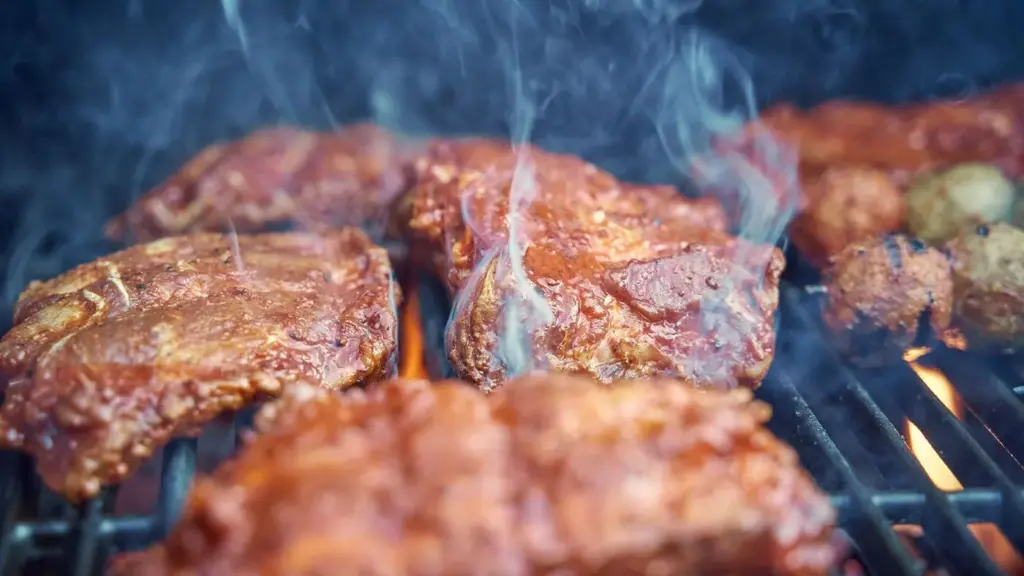 Grillgut auf dem Rost